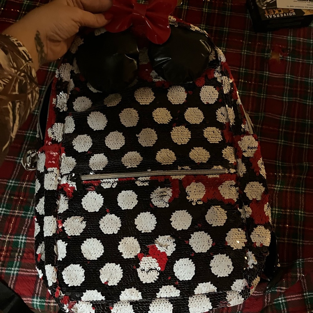 Disney Minnie Mouse Sequin Backpack